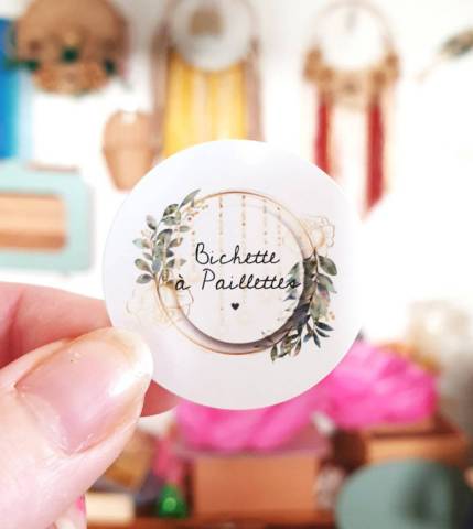 Sticker Bichette � paillettes