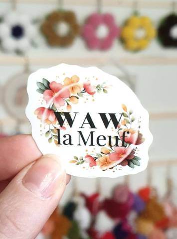 Stickers waw la meuf
