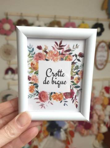 Cadre Crotte de bique
